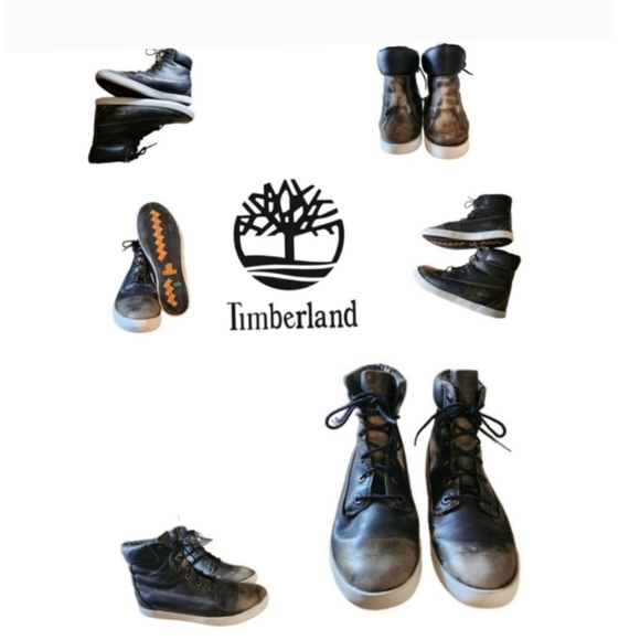 TIMBERLAND GLASTENBURY DISTRESSED A135B ANKLE BOOTS, SIZE 9 - Picture 9 of 9